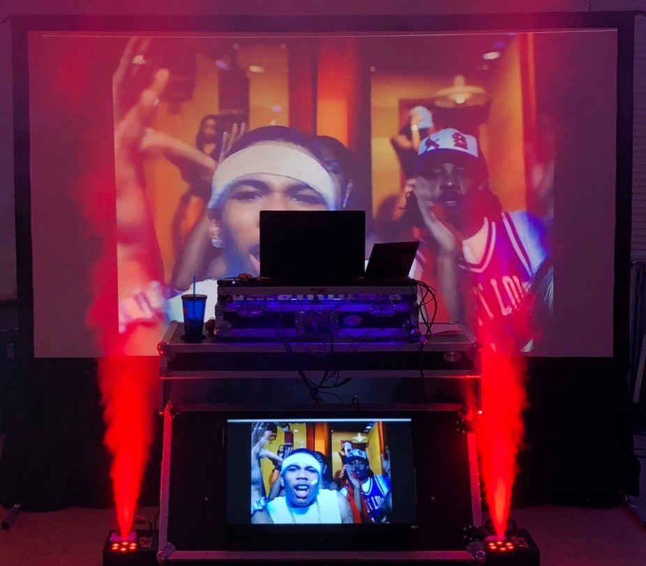 View of DJ Setup on Stage